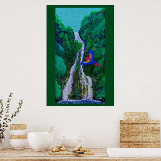 Wasserfall Poster (Küche)
