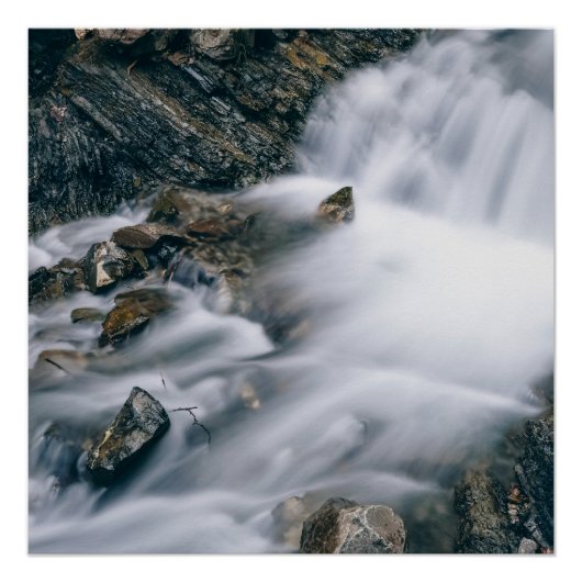 Wasserfall Poster (Vorderseite)