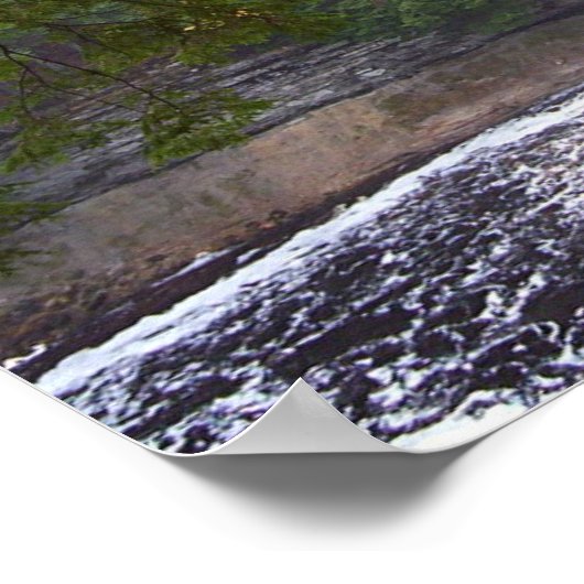 Wasserfall Poster (Ecke)