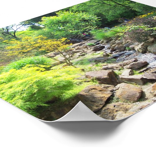 Wasserfall Poster (Ecke)