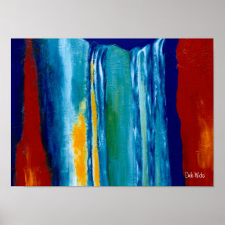 Wasserfall Poster