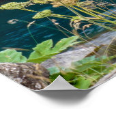 Wasserfall Poster (Ecke)