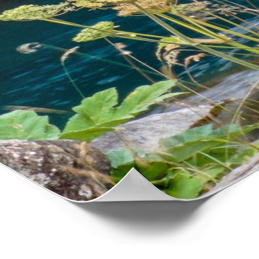 Wasserfall Poster (Ecke)