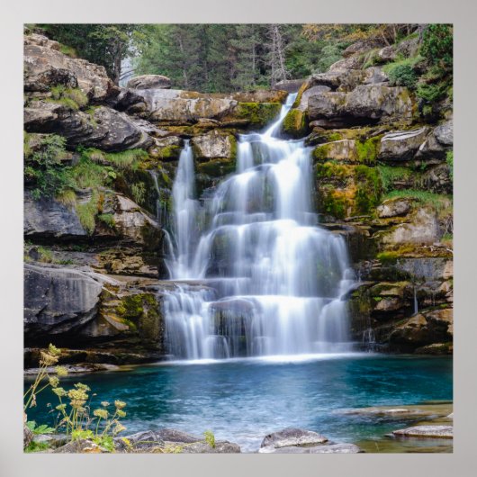 Wasserfall Poster (Vorne)