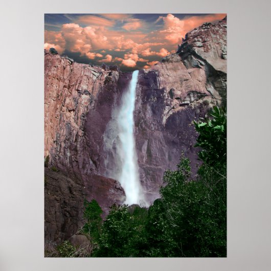 Wasserfall Poster (Vorne)