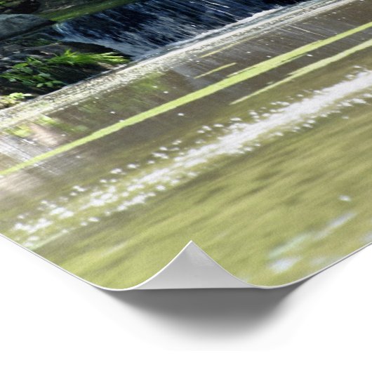 Wasserfall Poster (Ecke)