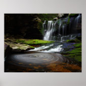 Wasserfall Poster (Vorne)