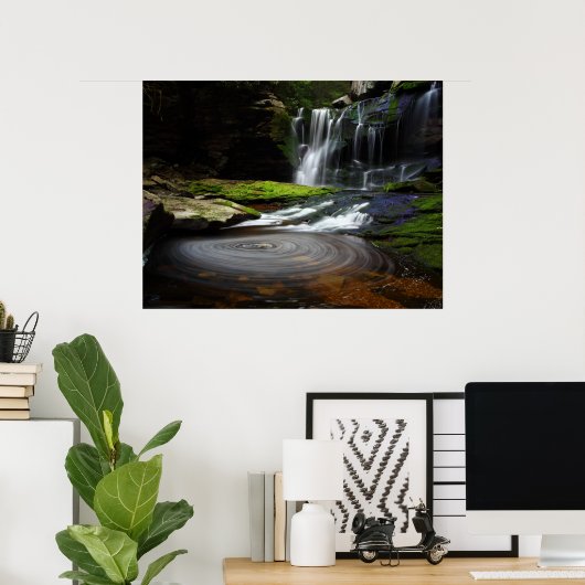 Wasserfall Poster (Heimbüro)