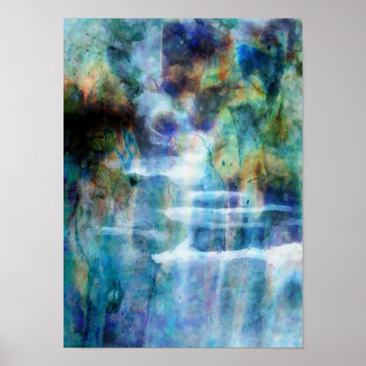Wasserfall Poster (Vorne)