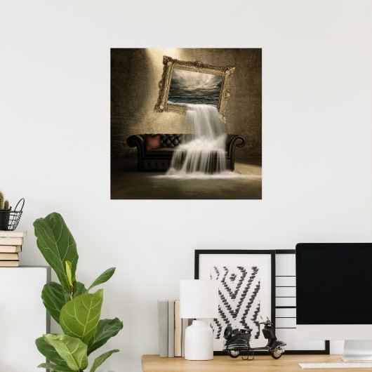 Wasserfall Poster (Heimbüro)