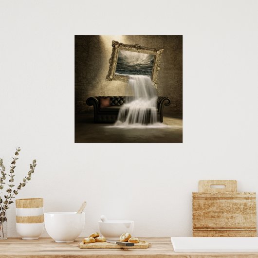 Wasserfall Poster (Küche)