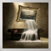 Wasserfall Poster (Vorne)