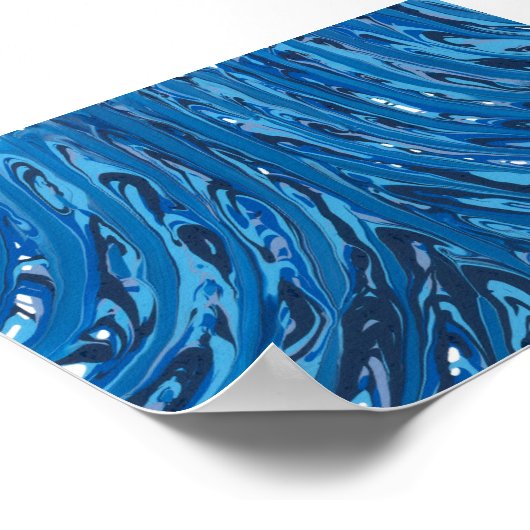 Wasserfall Poster (Ecke)