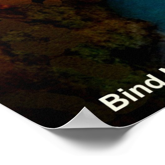 Wasserfall-Poster mit Zitat Poster (Ecke)