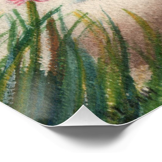 Wasserfall-Poster Poster (Ecke)