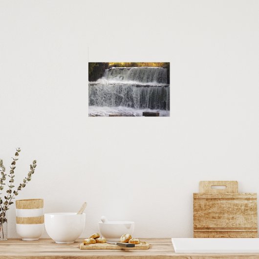 Wasserfall-Poster Poster (Küche)