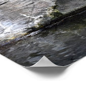 Wasserfall-Poster Poster (Ecke)