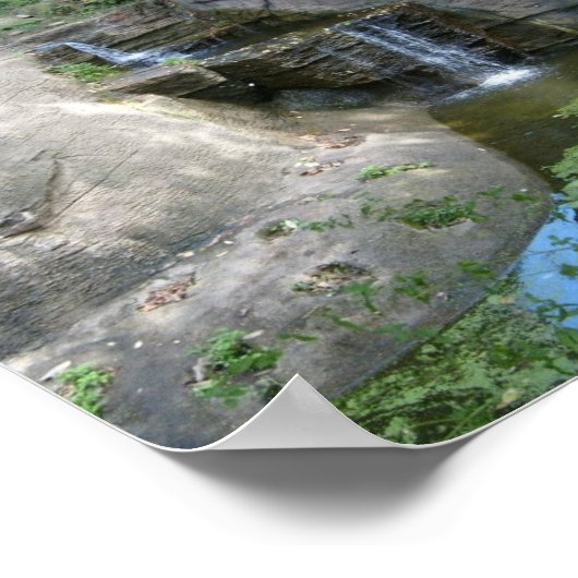 Wasserfall-Poster Poster (Ecke)