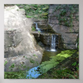 Wasserfall-Poster Poster (Vorne)