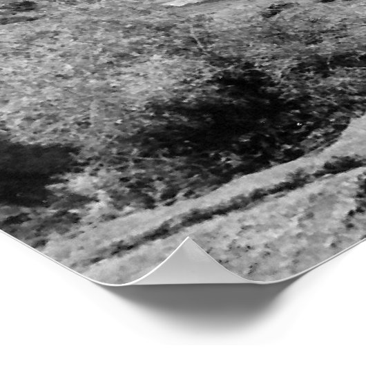 Wasserfall-Poster Poster (Ecke)