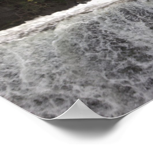 Wasserfall-Poster Poster (Ecke)