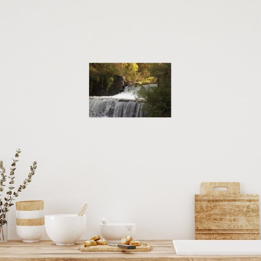 Wasserfall-Poster Poster (Küche)