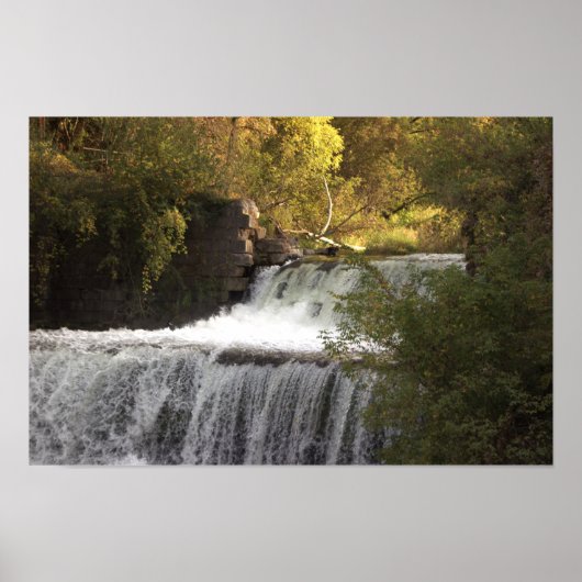 Wasserfall-Poster Poster (Vorne)
