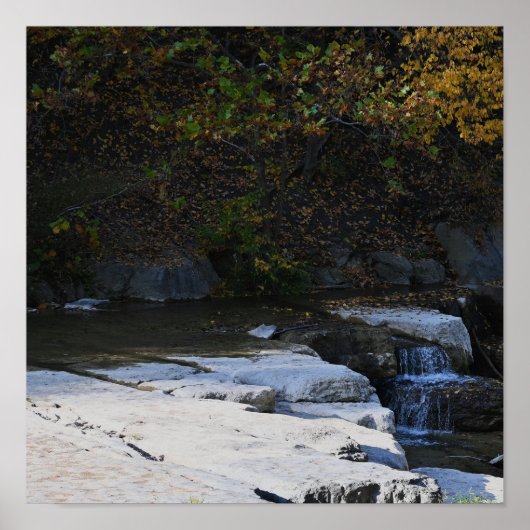 Wasserfall-Poster Poster (Vorne)