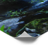 Wasserfall-Poster Poster (Ecke)