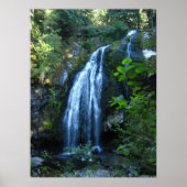 Wasserfall-Poster Poster (Vorne)