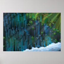 Wasserfall-Poster