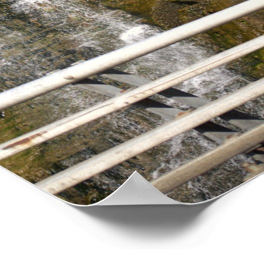 Wasserfall-Poster Poster (Ecke)