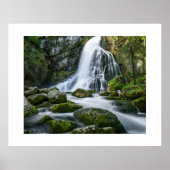 Wasserfall-Poster Poster (Vorne)