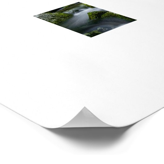 Wasserfall-Poster Poster (Ecke)