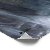 Wasserfall-Poster Poster (Ecke)