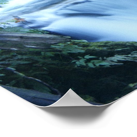 Wasserfall-Poster Poster (Ecke)