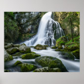 Wasserfall-Poster Poster (Vorne)