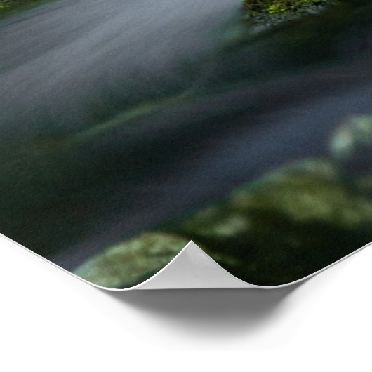 Wasserfall-Poster Poster (Ecke)