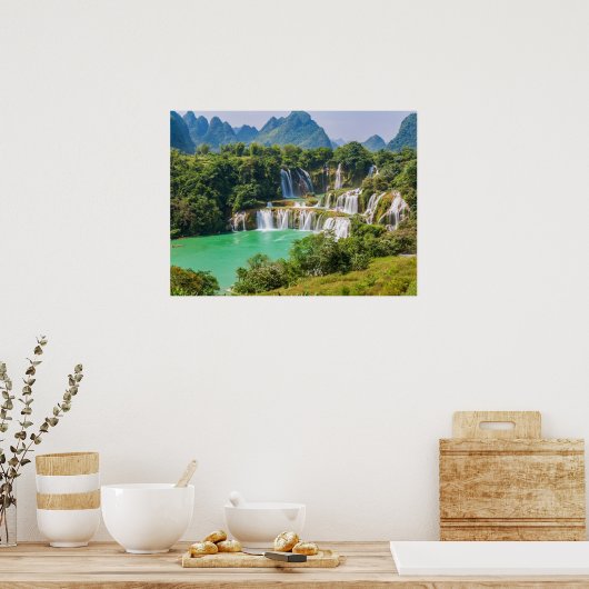 Wasserfall-Poster Poster (Küche)
