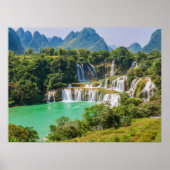 Wasserfall-Poster Poster (Vorne)