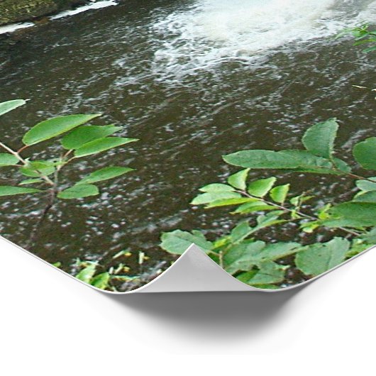 Wasserfall-Poster Poster (Ecke)
