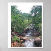 Wasserfall-Poster Poster (Vorne)