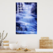 Wasserfall Poster Wash über mich... (Küche)