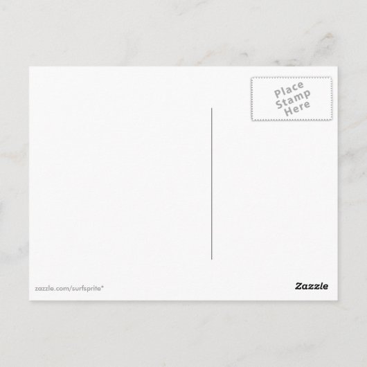 Wasserfall Postkarte (Rückseite)