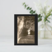 Wasserfall Postkarte (Stehend Vorderseite)