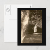 Wasserfall Postkarte (Vorne/Hinten)