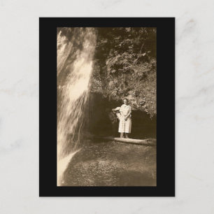 Wasserfall Postkarte