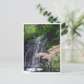 Wasserfall Postkarte (Stehend Vorderseite)