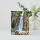 Wasserfall Postkarte (Stehend Vorderseite)
