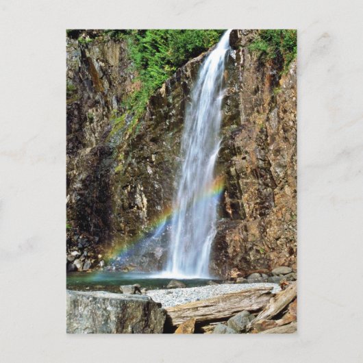 Wasserfall Postkarte (Vorderseite)